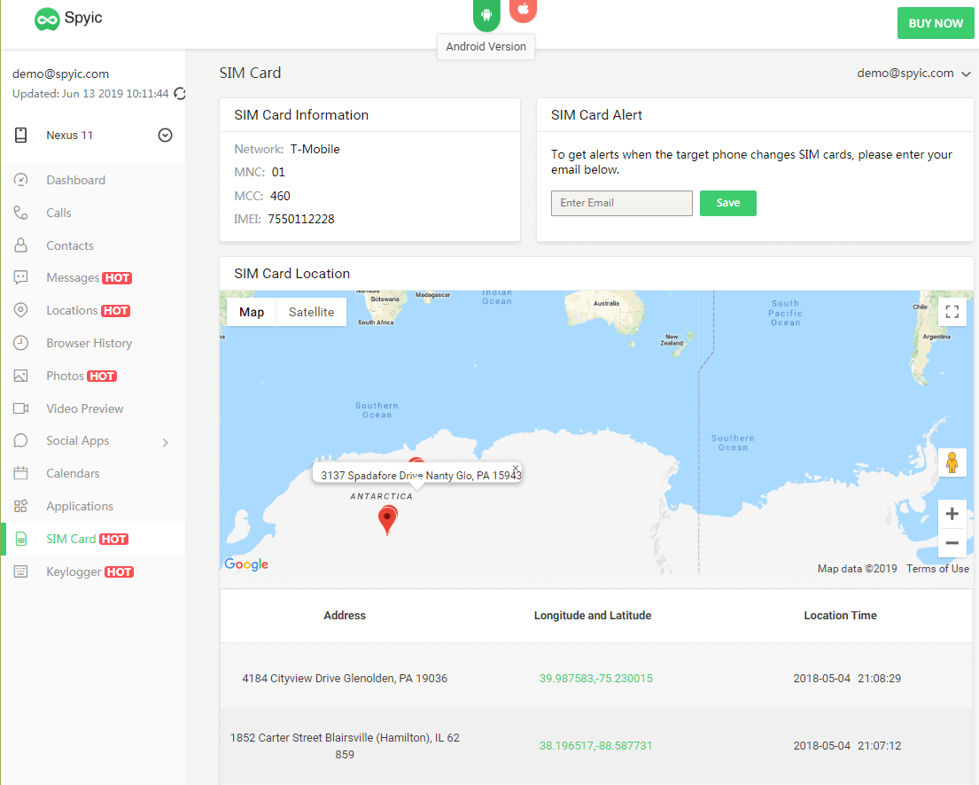 SIM Tracker: Track SIM Card Location Online | Spyic